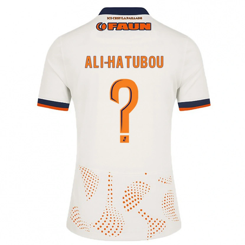 Danxen Homem Camisola Fayad Ali-Hatubou #0 Branco Laranja Alternativa 2025/26 Camisa