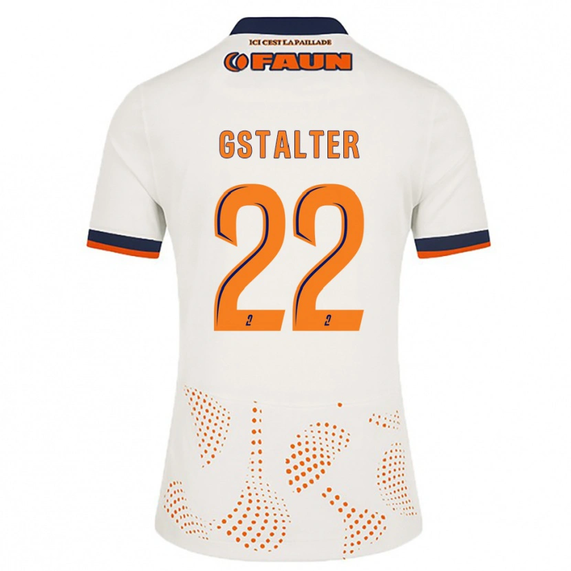 Danxen Homem Camisola Lola Gstalter #22 Branco Laranja Alternativa 2025/26 Camisa