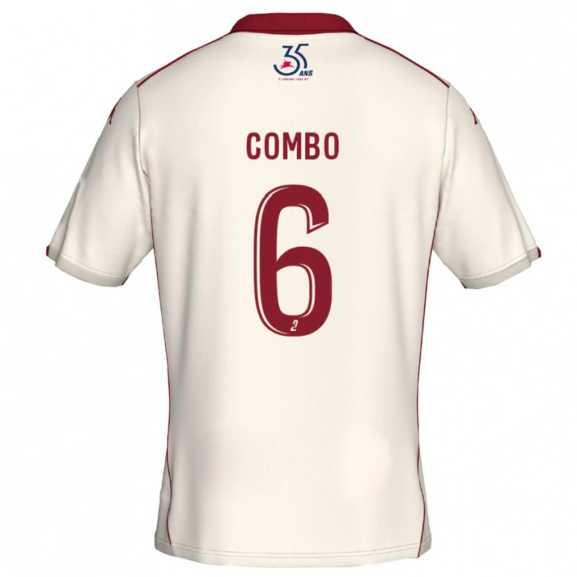 Danxen Homem Camisola Kylian Combo #6 Branco Vinho Alternativa 2025/26 Camisa