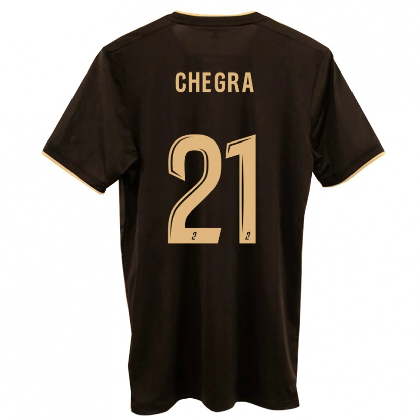 Danxen Homem Camisola Ivane Chegra #21 Azul Vermelho Alternativa 2025/26 Camisa