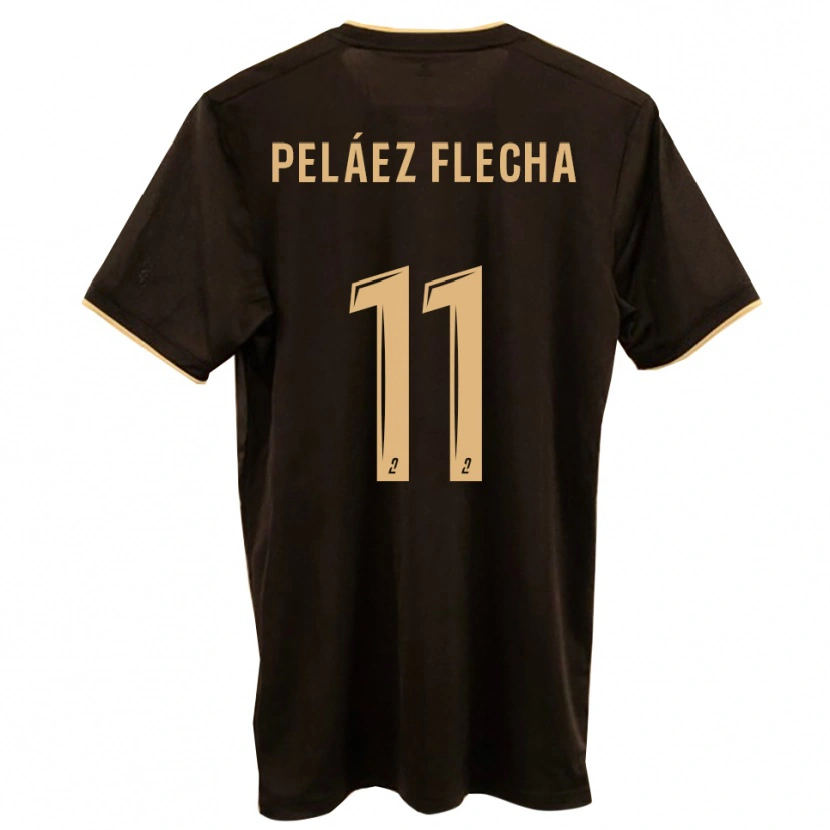 Danxen Homem Camisola Fernando Peláez Flecha #11 Azul Vermelho Alternativa 2025/26 Camisa