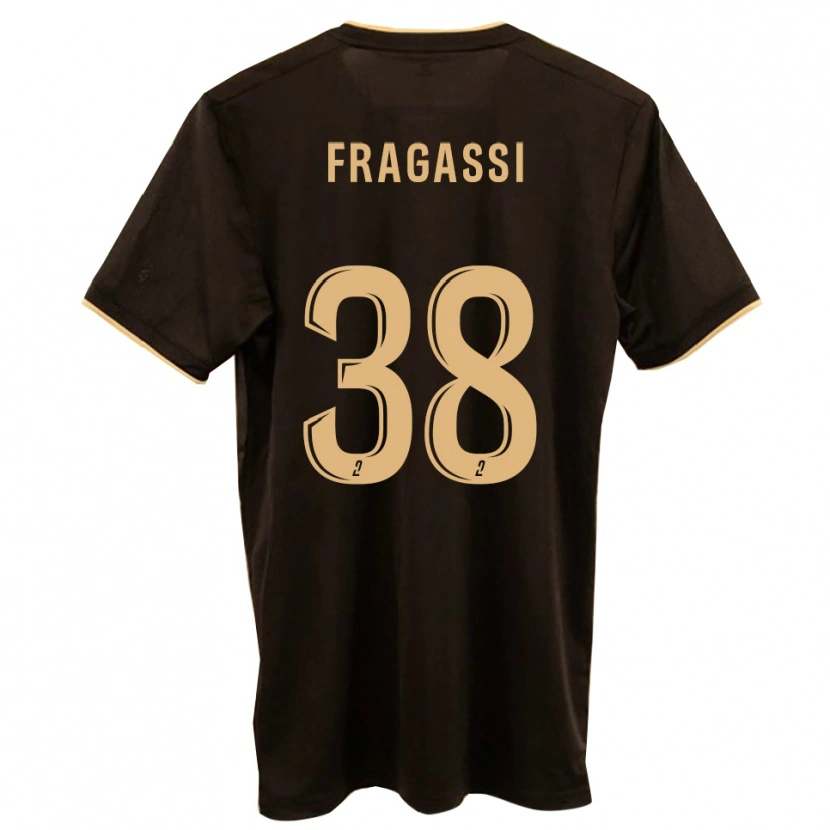 Danxen Homem Camisola Tom Fragassi #38 Azul Vermelho Alternativa 2025/26 Camisa