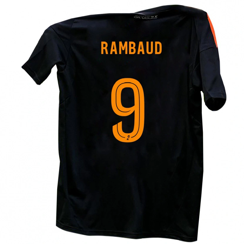 Danxen Homem Camisola Thibault Rambaud #9 Branco Vermelho Alternativa 2025/26 Camisa