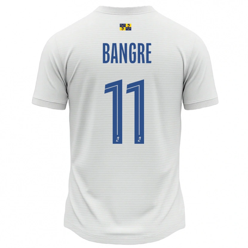 Danxen Homem Camisola Mamady Bangré #11 Branco Azul Alternativa 2025/26 Camisa