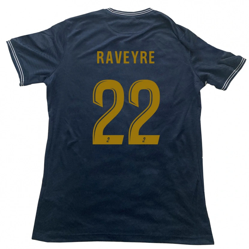 Danxen Homem Camisola Noah Raveyre #22 Azul Marinho Dourado Alternativa 2025/26 Camisa