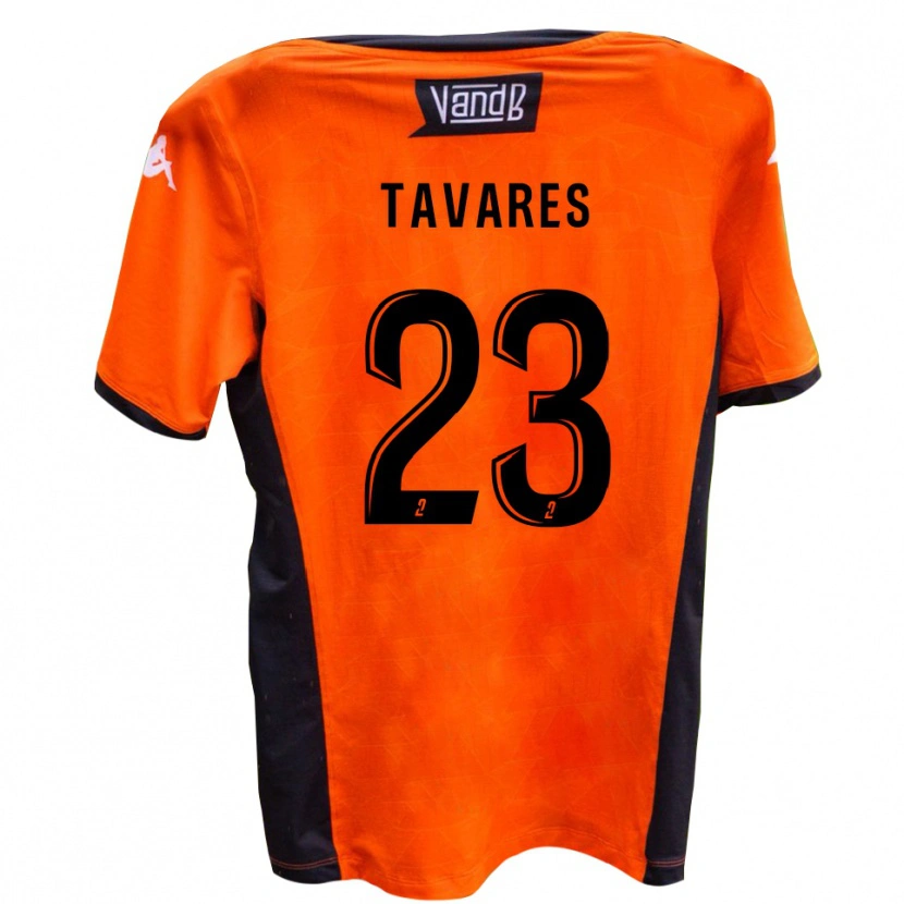 Danxen Homem Camisola Yohan Tavares #23 Branco Preto Alternativa 2025/26 Camisa