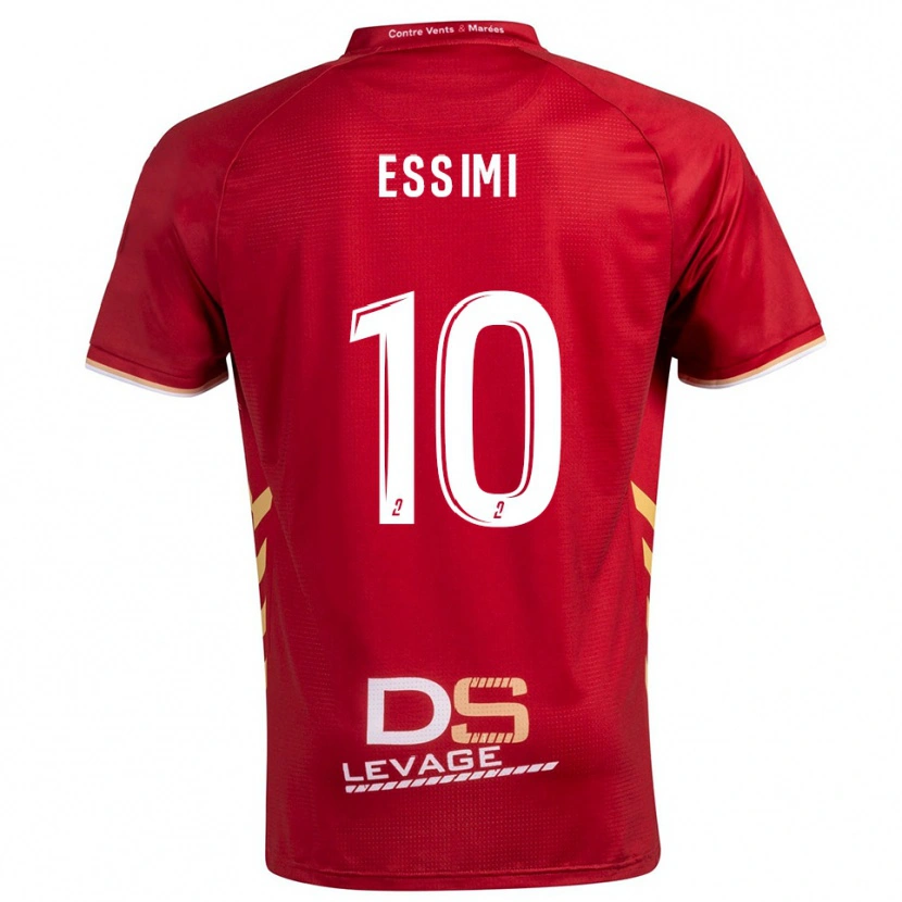 Danxen Homem Camisola Marco Essimi #10 Borgonha Dourado Alternativa 2025/26 Camisa