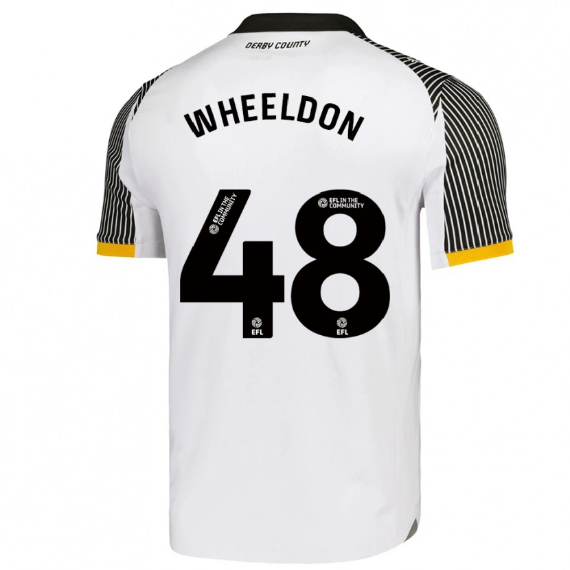 Danxen Mulher Camisola Lennon Wheeldon #48 Branco Preto Principal 2025/26 Camisa