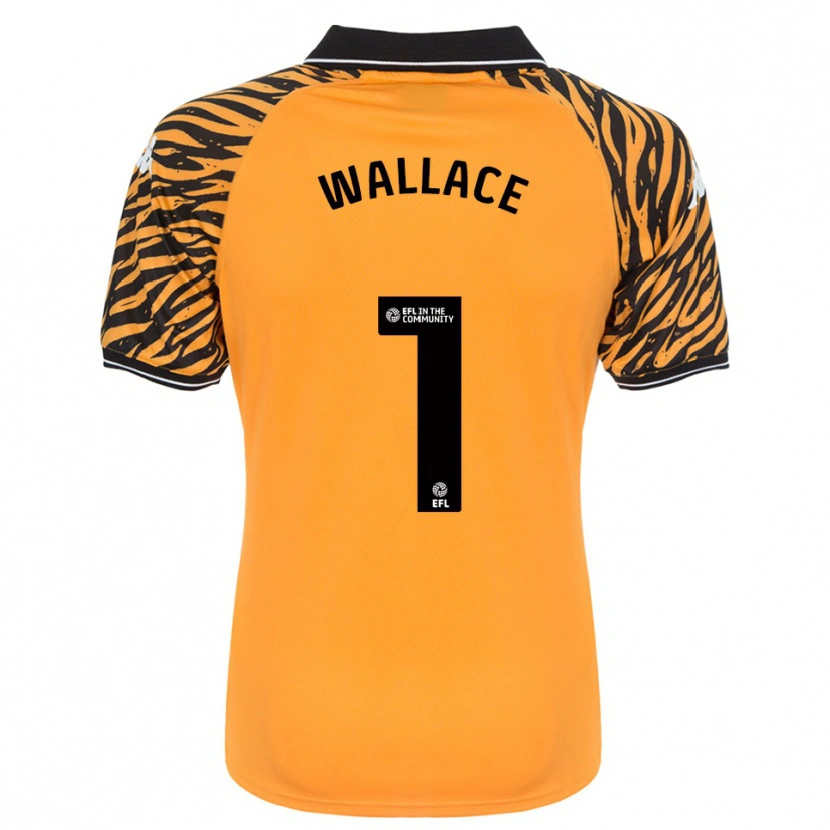 Danxen Mulher Camisola Abbi Wallace #1 Laranja Preto Principal 2025/26 Camisa