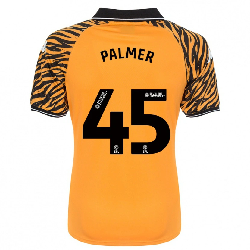 Danxen Mulher Camisola Kasey Palmer #45 Laranja Preto Principal 2025/26 Camisa