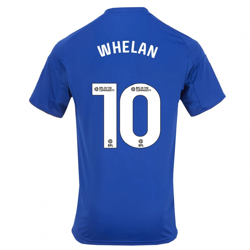 Danxen Mulher Camisola Aileen Whelan #10 Azul Dourado Principal 2025/26 Camisa