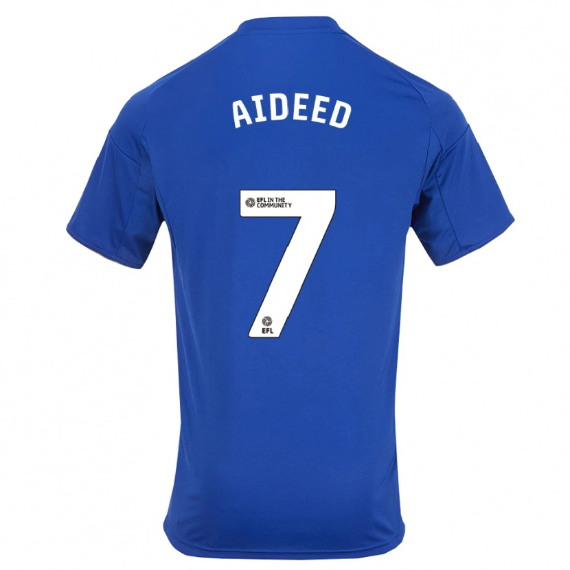 Danxen Mulher Camisola Luqman Aideed #7 Azul Dourado Principal 2025/26 Camisa