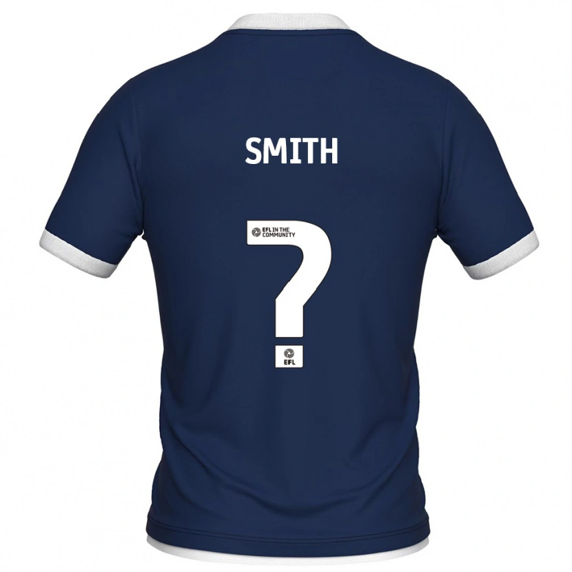 Danxen Mulher Camisola Kyle Smith #0 Azul Marinho Branco Principal 2025/26 Camisa