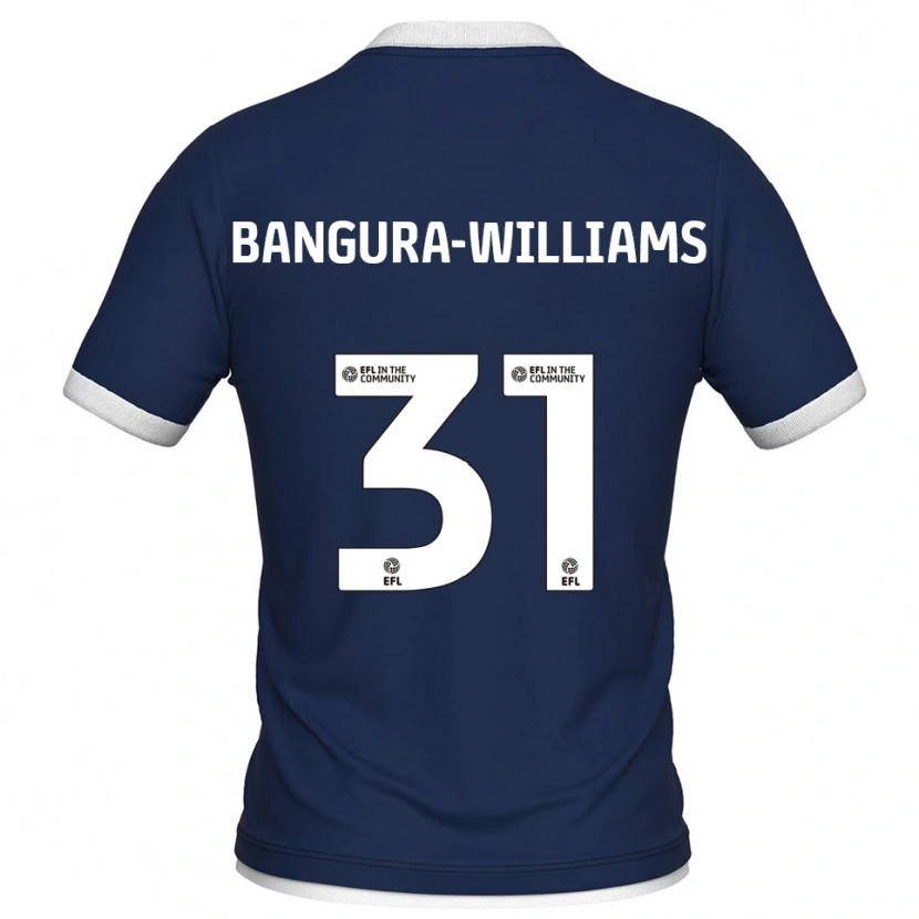 Danxen Mulher Camisola Ra'ees Bangura-Williams #31 Azul Marinho Branco Principal 2025/26 Camisa