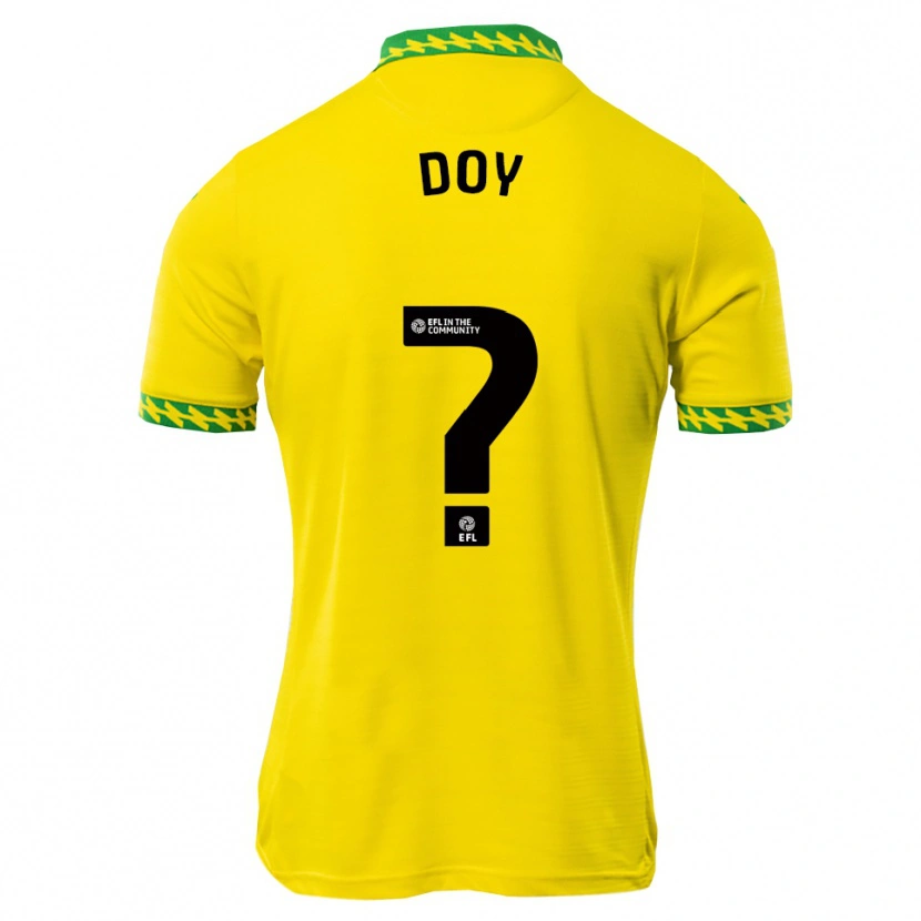 Danxen Mulher Camisola Alfie Doy #0 Branco Verde Principal 2025/26 Camisa