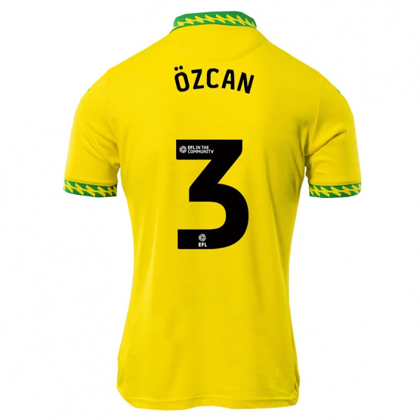 Danxen Mulher Camisola Vatan Özcan #3 Branco Verde Principal 2025/26 Camisa