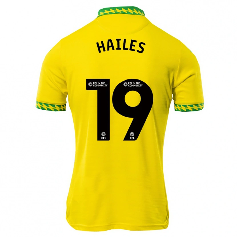 Danxen Mulher Camisola Lauren Hailes #19 Branco Verde Principal 2025/26 Camisa