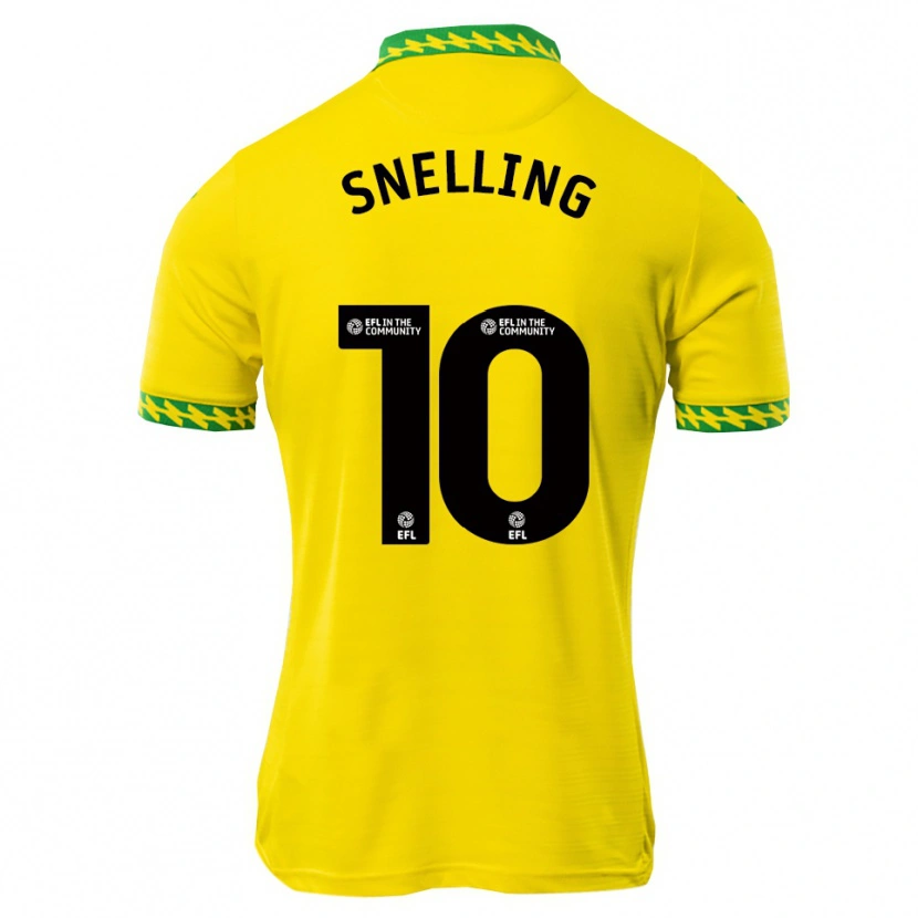 Danxen Mulher Camisola Natasha Snelling #10 Branco Verde Principal 2025/26 Camisa