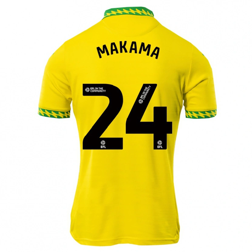 Danxen Mulher Camisola Jovon Makama #24 Branco Verde Principal 2025/26 Camisa