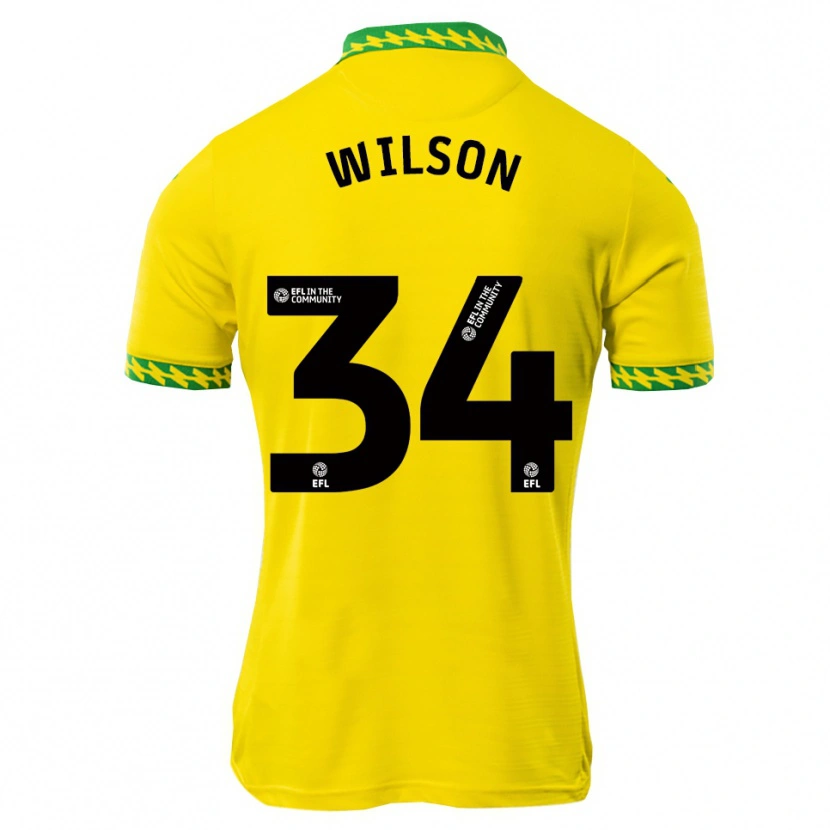 Danxen Mulher Camisola Drew Wilson #34 Branco Verde Principal 2025/26 Camisa