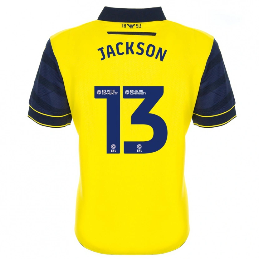 Danxen Mulher Camisola Will Jackson #13 Amarelo Azul Marinho Principal 2025/26 Camisa