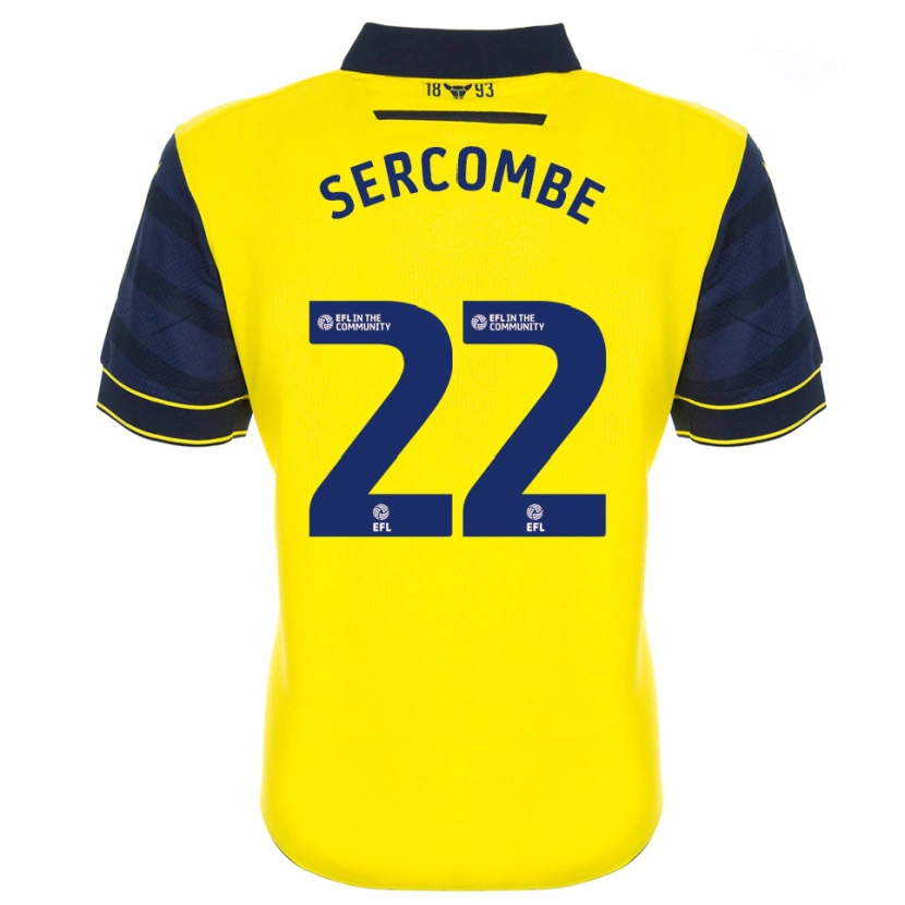 Danxen Mulher Camisola Paris Sercombe #22 Amarelo Azul Marinho Principal 2025/26 Camisa