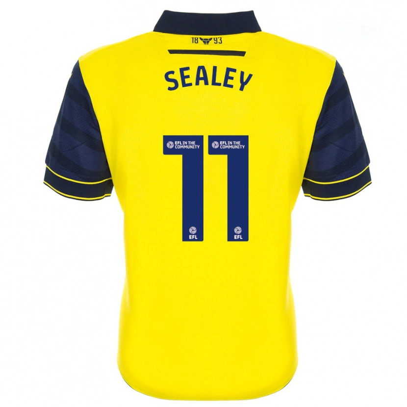 Danxen Mulher Camisola Ruby Sealey #11 Amarelo Azul Marinho Principal 2025/26 Camisa