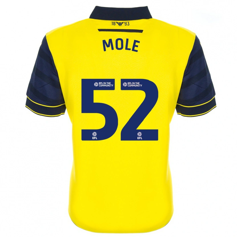 Danxen Mulher Camisola Harrison Mole #52 Amarelo Azul Marinho Principal 2025/26 Camisa