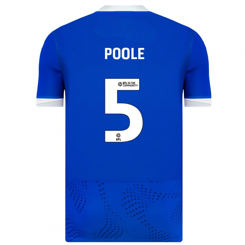 Danxen Mulher Camisola Regan Poole #5 Azul Branco Principal 2025/26 Camisa