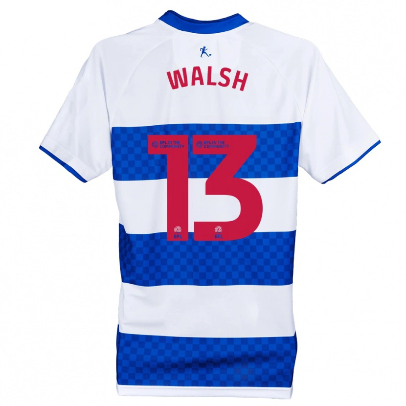 Danxen Mulher Camisola Joe Walsh #13 Azul Branco Principal 2025/26 Camisa