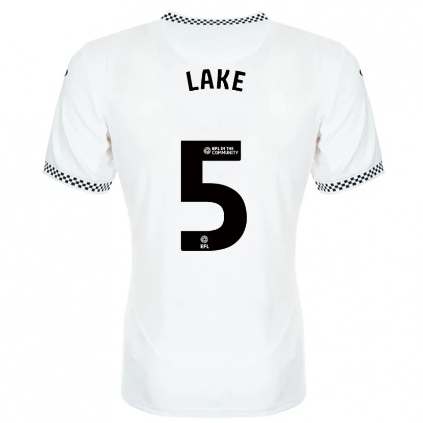 Danxen Mulher Camisola Ellie Lake #5 Branco Laranja Principal 2025/26 Camisa