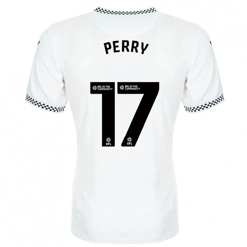 Danxen Mulher Camisola Harlan Perry #17 Branco Laranja Principal 2025/26 Camisa