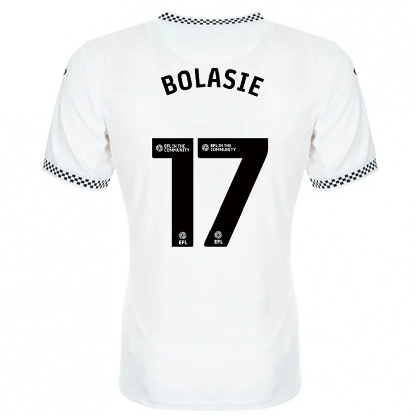 Danxen Mulher Camisola Yannick Bolasie #17 Branco Laranja Principal 2025/26 Camisa
