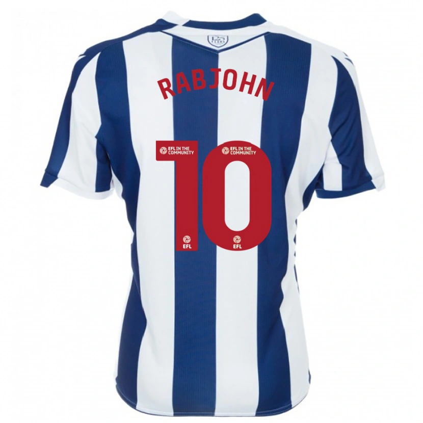 Danxen Mulher Camisola Olivia Rabjohn #10 Azul Marinho Branco Principal 2025/26 Camisa