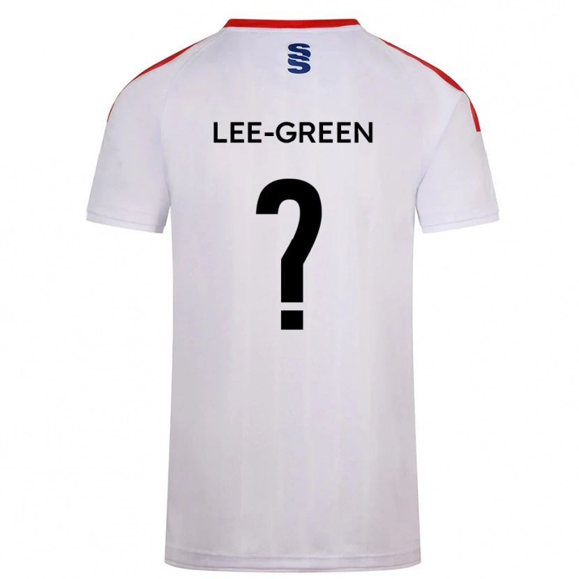 Danxen Mulher Camisola Alex Lee-Green #0 Branco Azul Marinho Principal 2025/26 Camisa