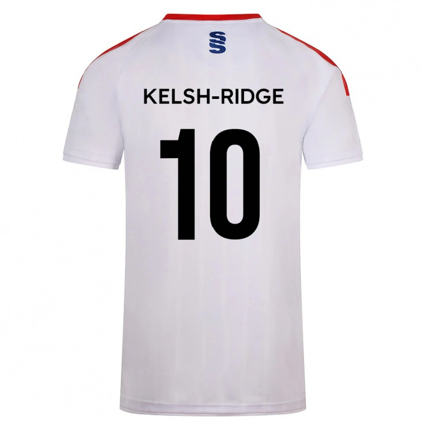 Danxen Mulher Camisola Hollie Kelsh-Ridge #10 Branco Azul Marinho Principal 2025/26 Camisa