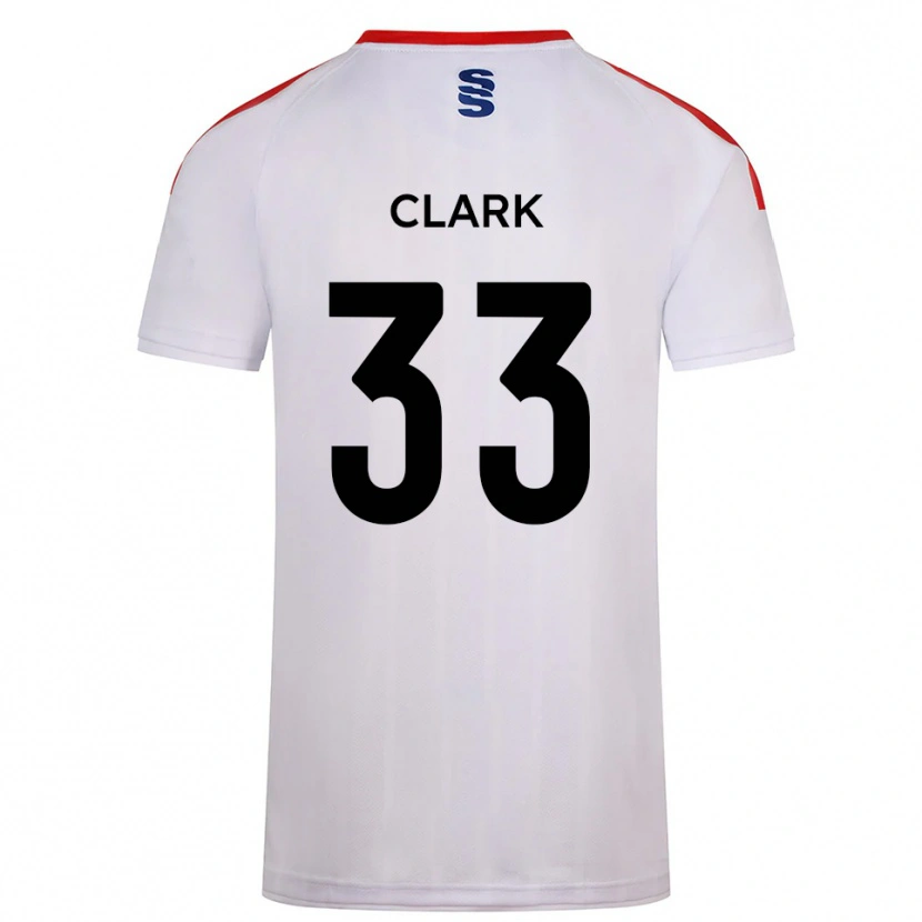 Danxen Mulher Camisola Charlie Clark #33 Branco Azul Marinho Principal 2025/26 Camisa