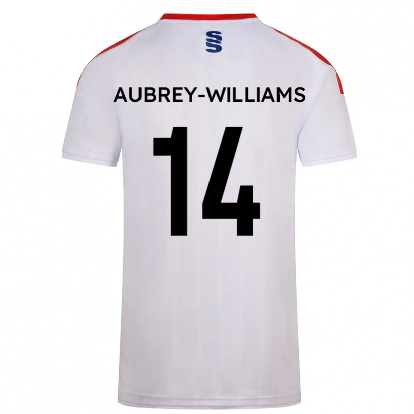 Danxen Mulher Camisola Harrison Aubrey-Williams #14 Branco Azul Marinho Principal 2025/26 Camisa