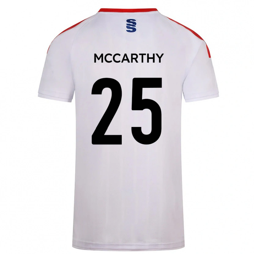 Danxen Mulher Camisola Max Mccarthy #25 Branco Azul Marinho Principal 2025/26 Camisa