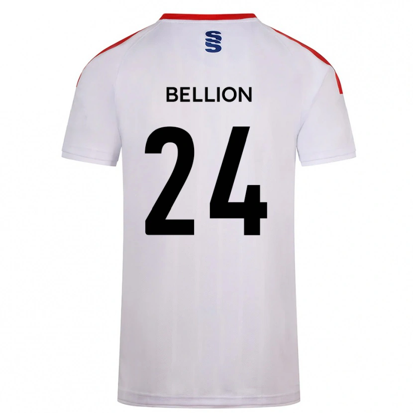 Danxen Mulher Camisola Daniel Bellion #24 Branco Azul Marinho Principal 2025/26 Camisa