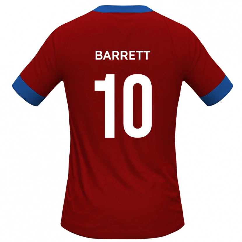 Danxen Mulher Camisola Josh Barrett #10 Vermelho Azul Principal 2025/26 Camisa