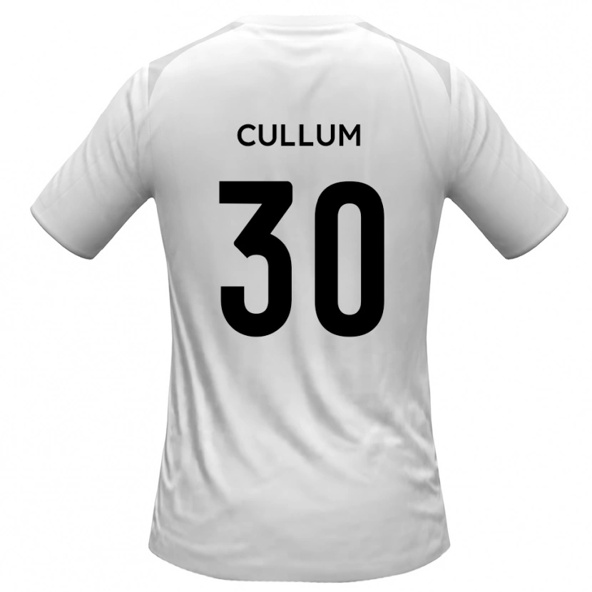 Danxen Mulher Camisola Kai Cullum #30 Branco Cinza Principal 2025/26 Camisa
