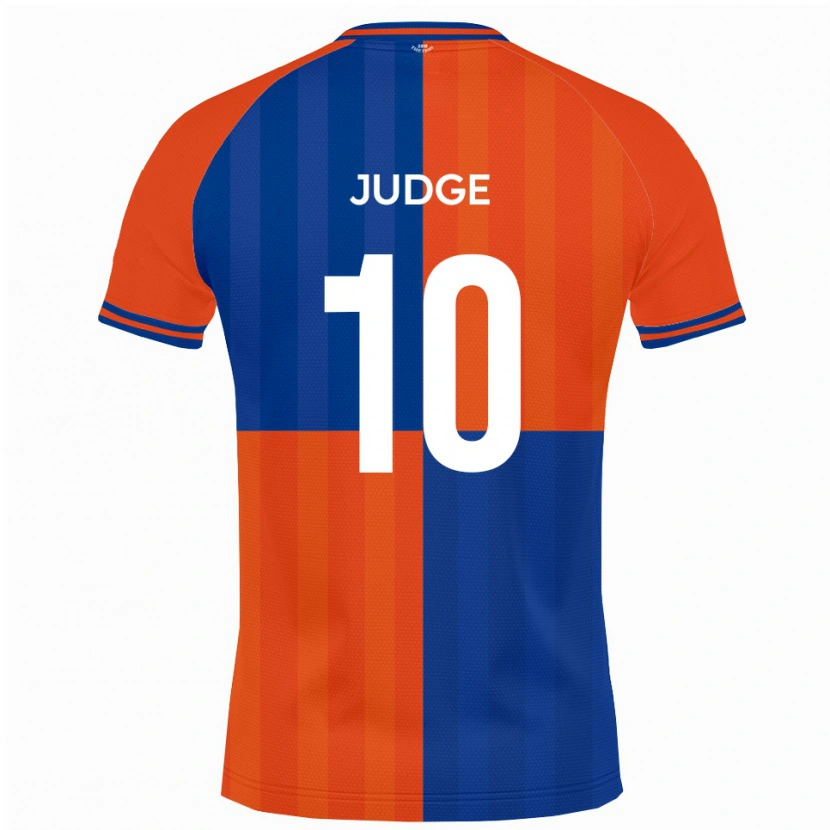 Danxen Mulher Camisola Alan Judge #10 Laranja Azul Royal Principal 2025/26 Camisa