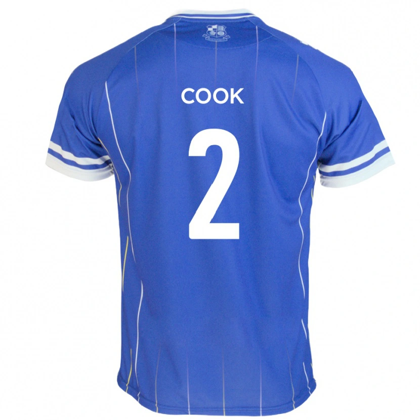 Danxen Mulher Camisola Jack Cook #2 Azul Real Principal 2025/26 Camisa