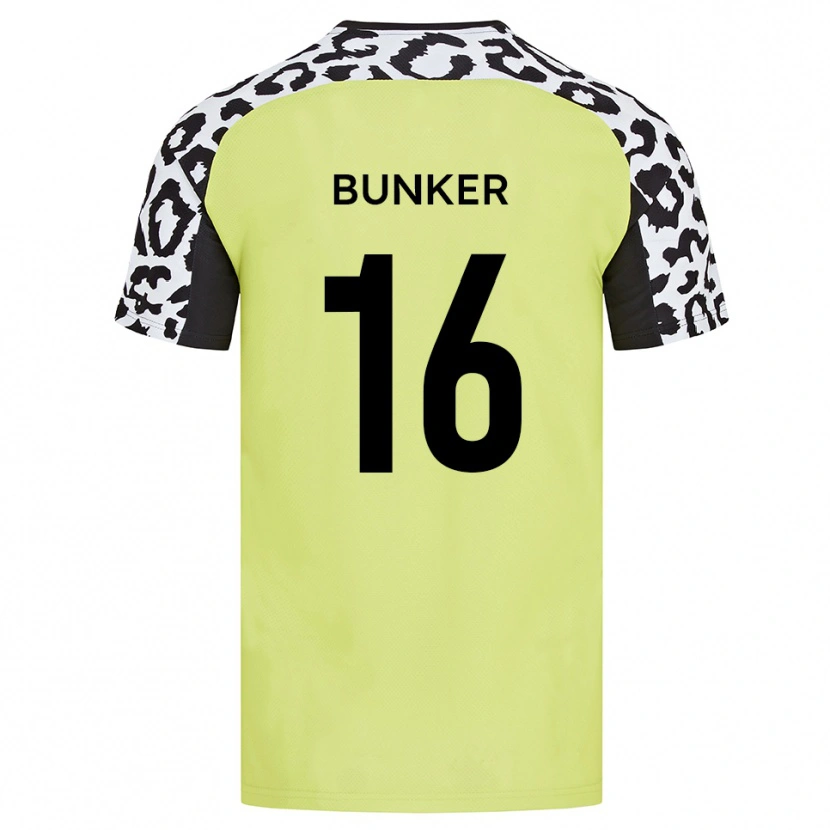 Danxen Mulher Camisola Harvey Bunker #16 Amarelo Fluorescente Principal 2025/26 Camisa