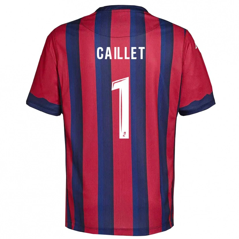 Danxen Mulher Camisola Flavie Caillet #1 Vinho Azul Marinho Principal 2025/26 Camisa