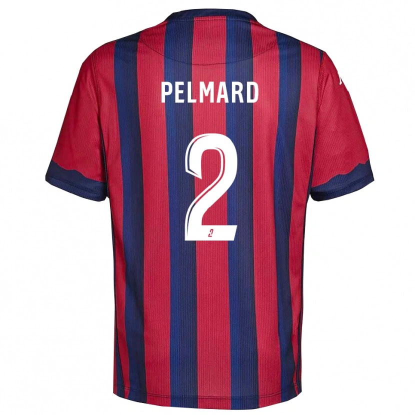 Danxen Mulher Camisola Andy Pelmard #2 Vinho Azul Marinho Principal 2025/26 Camisa