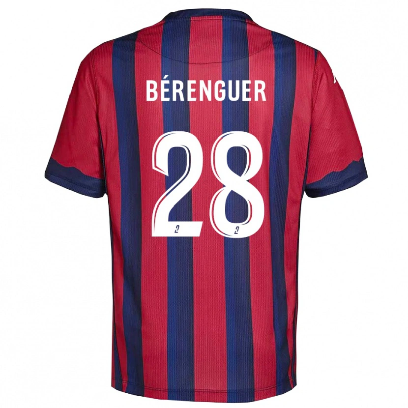 Danxen Mulher Camisola Camille Bérenguer #28 Vinho Azul Marinho Principal 2025/26 Camisa