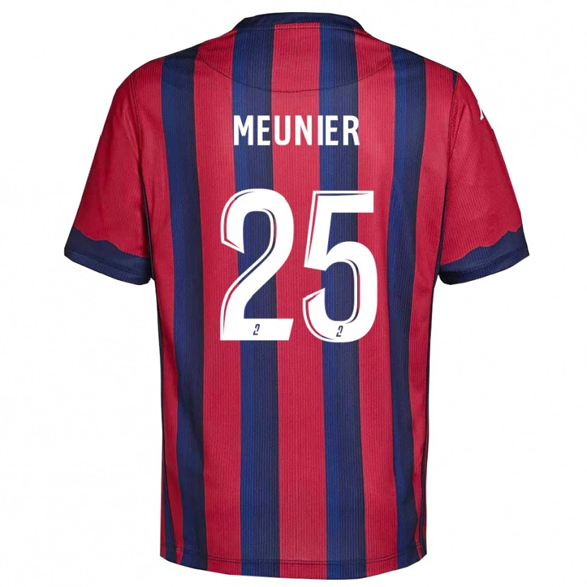 Danxen Mulher Camisola Emma Meunier #25 Vinho Azul Marinho Principal 2025/26 Camisa