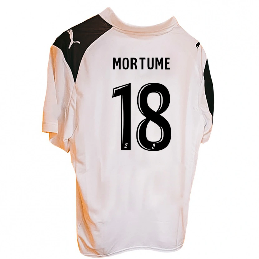 Danxen Mulher Camisola Michael Mortume #18 Preto Branco Principal 2025/26 Camisa